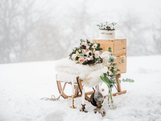 havas téli esküvő